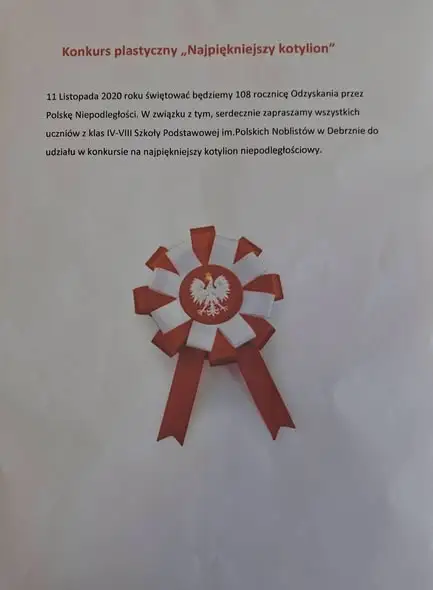 Konkurs plastyczny „Najpiękniejszy kotylion” w Debrznie