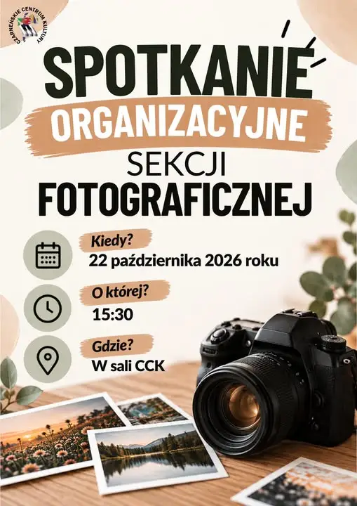 Czarneńskie Centrum Kultury zaprasza młodych na warsztaty fotograficzne